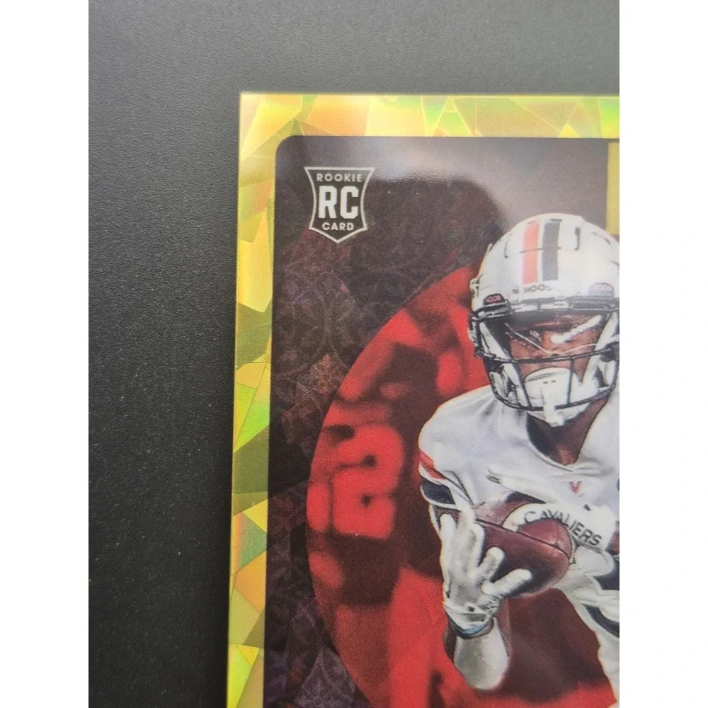 2023 Legacy Rookies Dontayvion Wicks #199 Gold Cracked Ice /25 (RC) Packers